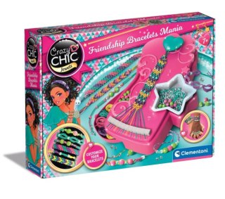 Crazy Chic Zestaw Pracownia Bransoletkowa Mania Bransoletki Przyjaźni Clementoni 18857 Clementoni