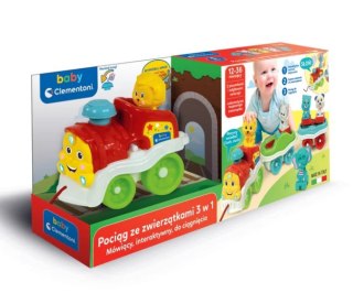 Interaktywny Pociąg Ze Zwierzątkami 3w1 Język Polski Clementoni 50802 Clementoni