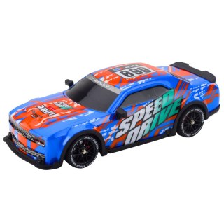 Auto Sportowe Zdalnie Sterowane RC Podświetlana Karoseria Drift Niebieskie LEAN Toys