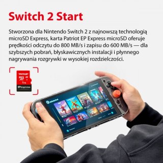 Karta microSDXC 512GB Express 800/600MB/s Nintendo Switch 2 Patriot