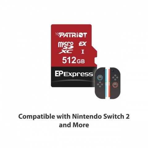 Karta microSDXC 512GB Express 800/600MB/s Nintendo Switch 2 Patriot