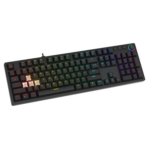 Klawiatura mechaniczna STYX Outemu Peach Silent Hot Swap RGB Savio