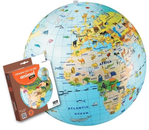 Piłka Caly Globus 50 cm - Zwierzęta MG DYSTRYBUCJA