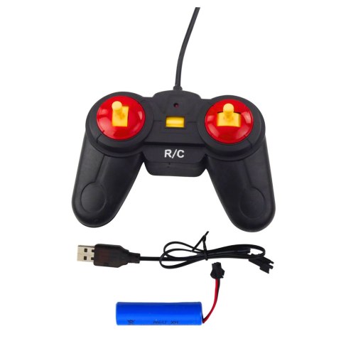 Samochód Terenowy Policyjny Zdalnie Sterowany RC Biały 1:12 LEAN Toys