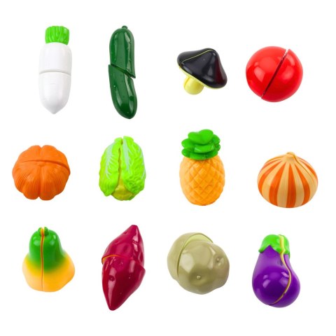 Zestaw Do Krojenia Warzywa Deska Nóż Akcesoria Edukacyjne Dla Dzieci LEAN Toys