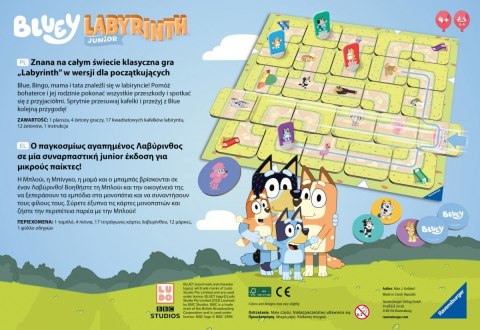 Gra Labyrinth Junior Bluey Ravensburger Polska