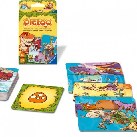 Gra karciana Pictoo Dino Ravensburger Polska