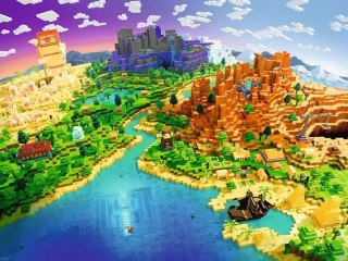 Puzzle 1500 elementów Minecraft World Ravensburger Polska