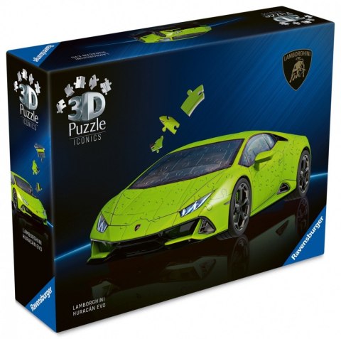 Puzzle 3D 158 elementów Samochód Lamborghini Huracan EVO Verde Ravensburger Polska