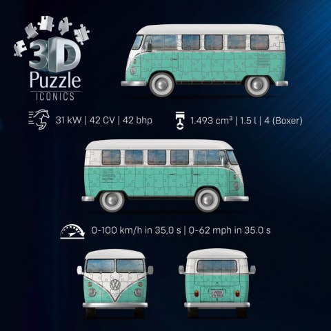 Puzzle 3D Samochód Volkswagen T1 Ravensburger Polska