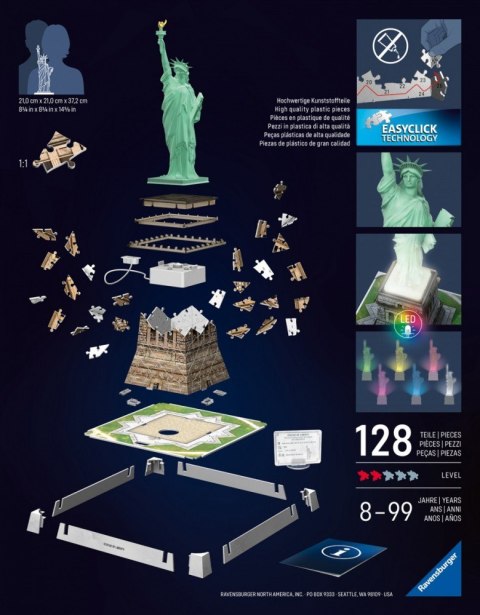 Puzzle 3D Statua Wolności Ravensburger Polska