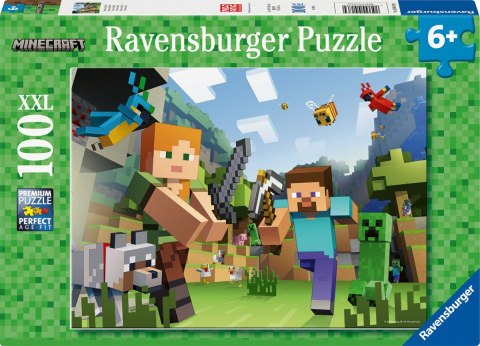 Puzzle XXL 100 elementów Minecraft Ravensburger Polska