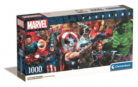 Puzzle 1000 elementów Panorama Compact The Avengers Clementoni