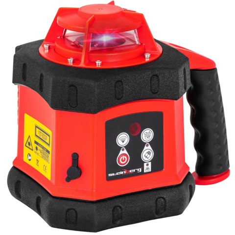 Laser obrotowy niwelator laserowy budowlany czerwony ±3 mm zasięg 300m Steinberg Systems