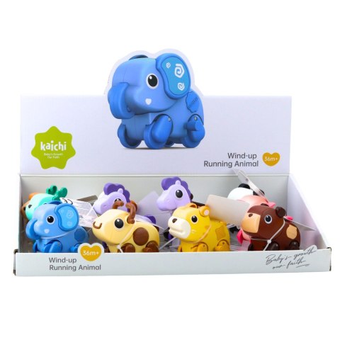 Nakręcane Jeżdżące Zwierzątko Zabawka Dla Malucha Mix LEAN TOYS