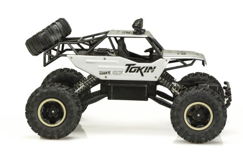Samochód zdalnie sterowany na pilota RC Rock Crawler 1:12 4WD METAL srebrny Kik Sp. z o. o. Sp. k.