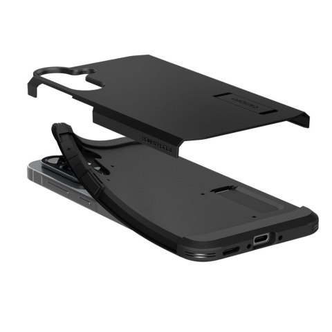 Etui plecki na Samsung Galaxy A56 5G z podstawką Tough Armor - czarne SPIGEN