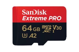 Karta Extreme Pro microSDXC 64GB 200/90 MB/s A2 V30 SanDisk