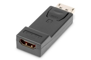 Adapter Displayport 1080p 60Hz FHD Typ DP/HDMI A M/Ż czarny Digitus