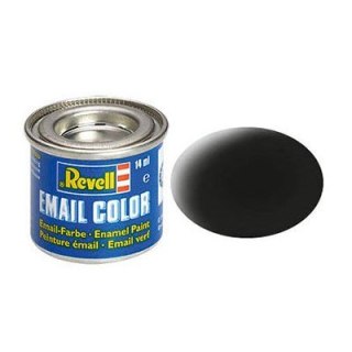 Farba Email Color 08 Black Mat 14ml Revell