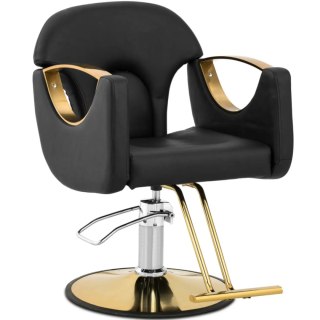 Fotel fryzjerski barberski z podnóżkiem BARTON - czarny Physa