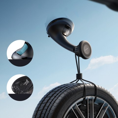 Uchwyt magnetyczny samochodowy uniwersalny do telefonu na kokpit szybę czarny JOYROOM