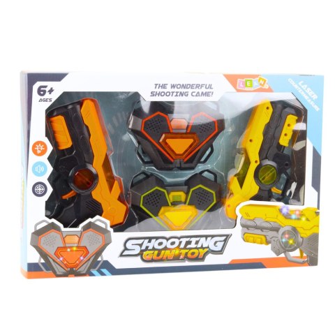 Paintball Laserowy Pistolety Tarcze Na Podczerwień Światła Dźwięki LEAN Toys