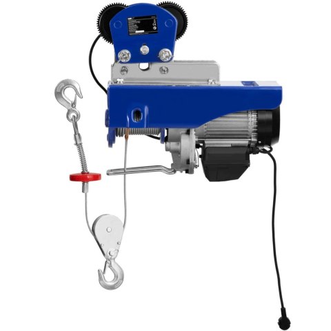 Wciągarka elektryczna z suwnicą linowa 1600 W 12 m 500 kg MSW