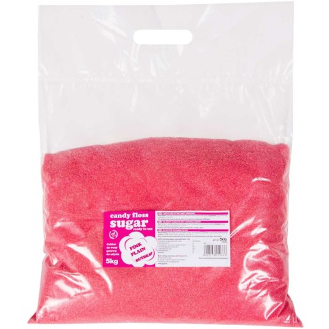 Kolorowy cukier do waty cukrowej czerwony o smaku naturalnym 5kg GSG24