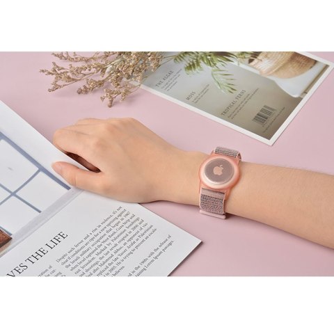 Pasek bransoletka na lokalizator Apple AirTag dla dzieci - niebieska Tech-Protect