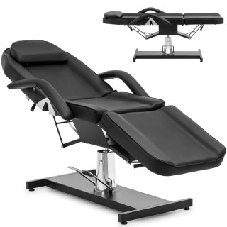 Fotel kosmetyczny do tatuażu masażu spa CAPUA - czarny Physa