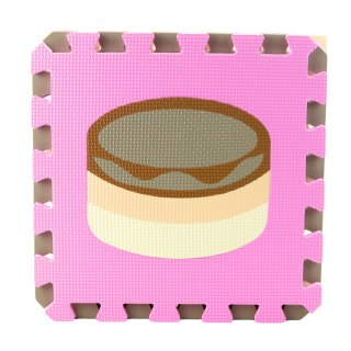 Miękkie Puzzle Mata Edukacyjna Pianka EVA Zwierzęta Pastelowe 16 el. LEAN Toys