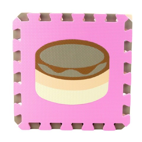 Miękkie Puzzle Mata Edukacyjna Pianka EVA Zwierzęta Pastelowe 16 el. LEAN Toys