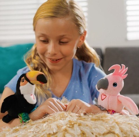 Maskotka interaktywna Happy Yappers Wesołe gadułki - Tukan Cobi