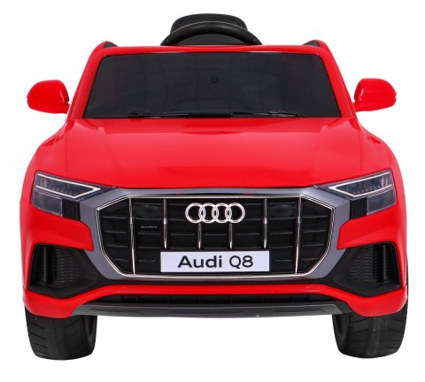 Audi Q8 Lift na akumulator dla dzieci Czerwony + Pilot + EVA + Wolny Start + MP3 USB + LED