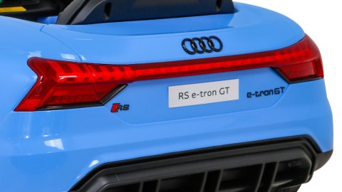 Audi RS E-Tron GT na akumulator Niebieski + Pilot + Napęd 4x4 + Radio MP3 + LED + EVA