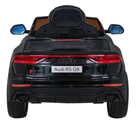 Audi RS Q8 Autko na akumulator Czarny + Pilot + Wolny Start + EVA + LED + MP3 USB