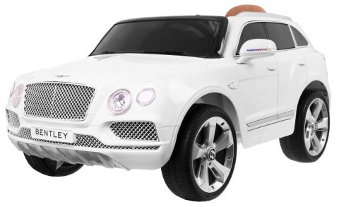 Auto na akumulator Bentley Bentayga dla dzieci Biały - Sklep Gebe