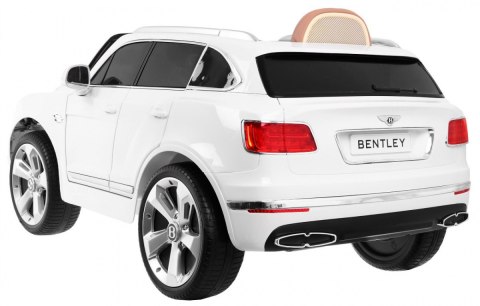 Auto na akumulator Bentley Bentayga dla dzieci Biały