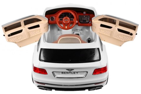 Auto na akumulator Bentley Bentayga dla dzieci Biały