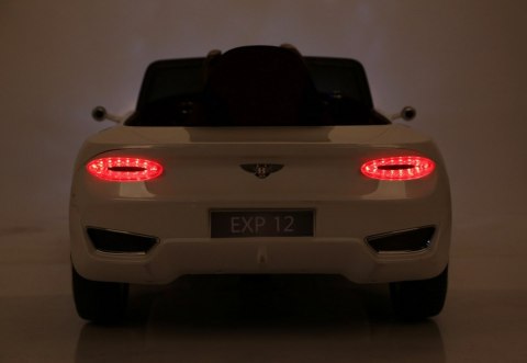 Auto na akumulator Bentley EXP 12 dla dzieci Biały