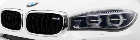 BMW X6M Elektryczne Autko dla dzieci Biały + Pilot + EVA + Wolny Start + Panel audio + LED