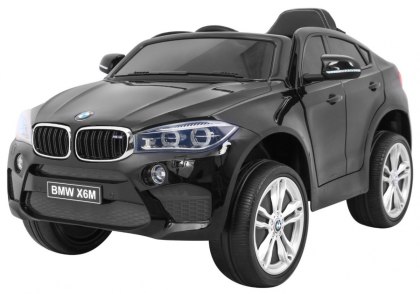 BMW X6M Elektryczne Autko dla dzieci Lakier Czarny + Pilot + EVA + Wolny Start + Audio + LED