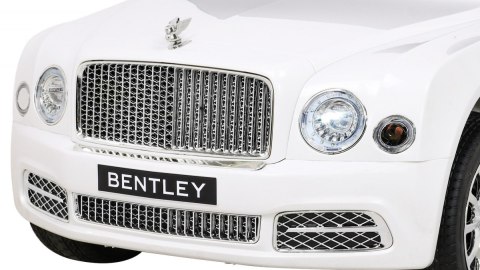 Bentley Mulsanne Autko na akumulator dla dzieci Biały