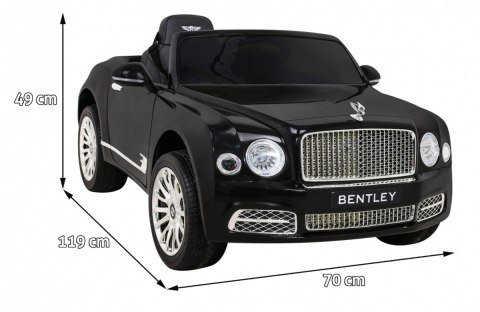 Bentley Mulsanne Autko na akumulator dla dzieci Czarny