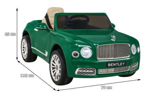 Bentley Mulsanne Autko na akumulator dla dzieci Zielony