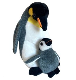 Maskotka Pingwin z dzieckiem 25 cm Beppe