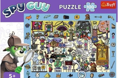 Puzzle 100 elementów Obserwacyjne Spy Guy Muzeum Trefl