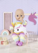 Ubranko Kolorowe śpioszki z jednorożcem Dolly Moda dla lalki Baby Born Zapf