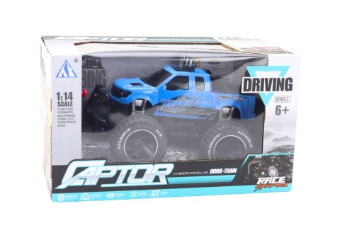 Autko Samochód Terenowy Zdalnie Sterowany RC 1:14 Niebieski LEAN Toys